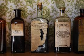 old medical bottles