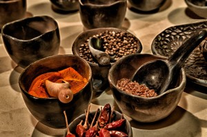 different chili spices